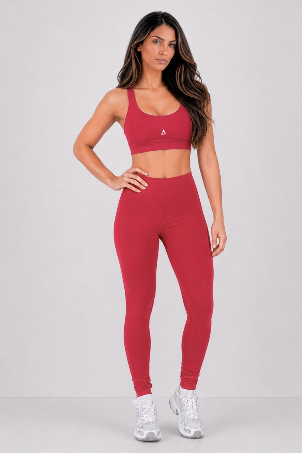 Conjunto Top Nadador com Legging Calça Legging Montaria | AMARIM