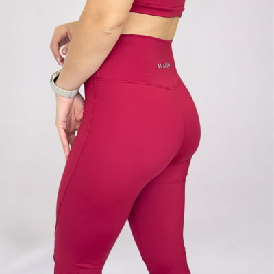 Conjunto Top Nadador com Legging Calça Legging Montaria | AMARIM