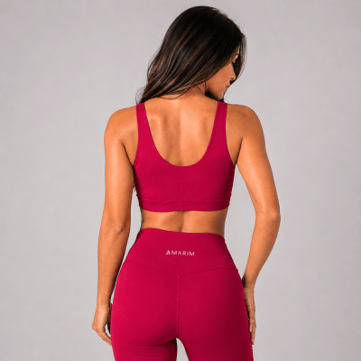 Top Fitness Nadador Vermelho