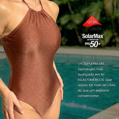 Maio Frente Única Trilobal Marrom